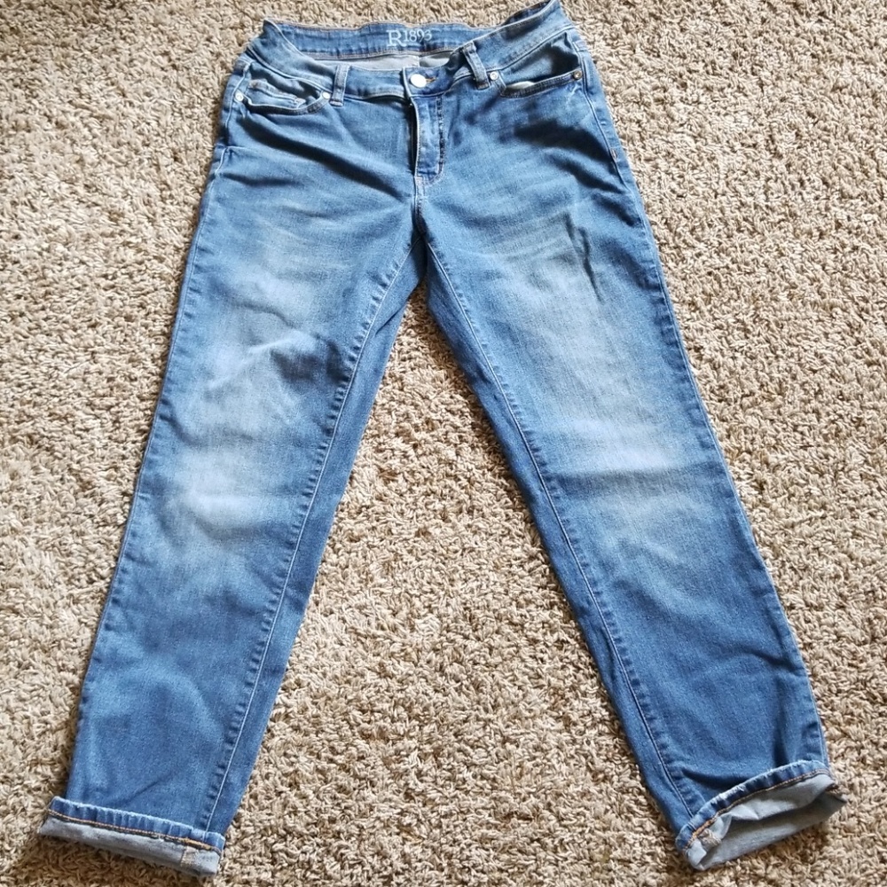 Relaxed girlfriend Jean's